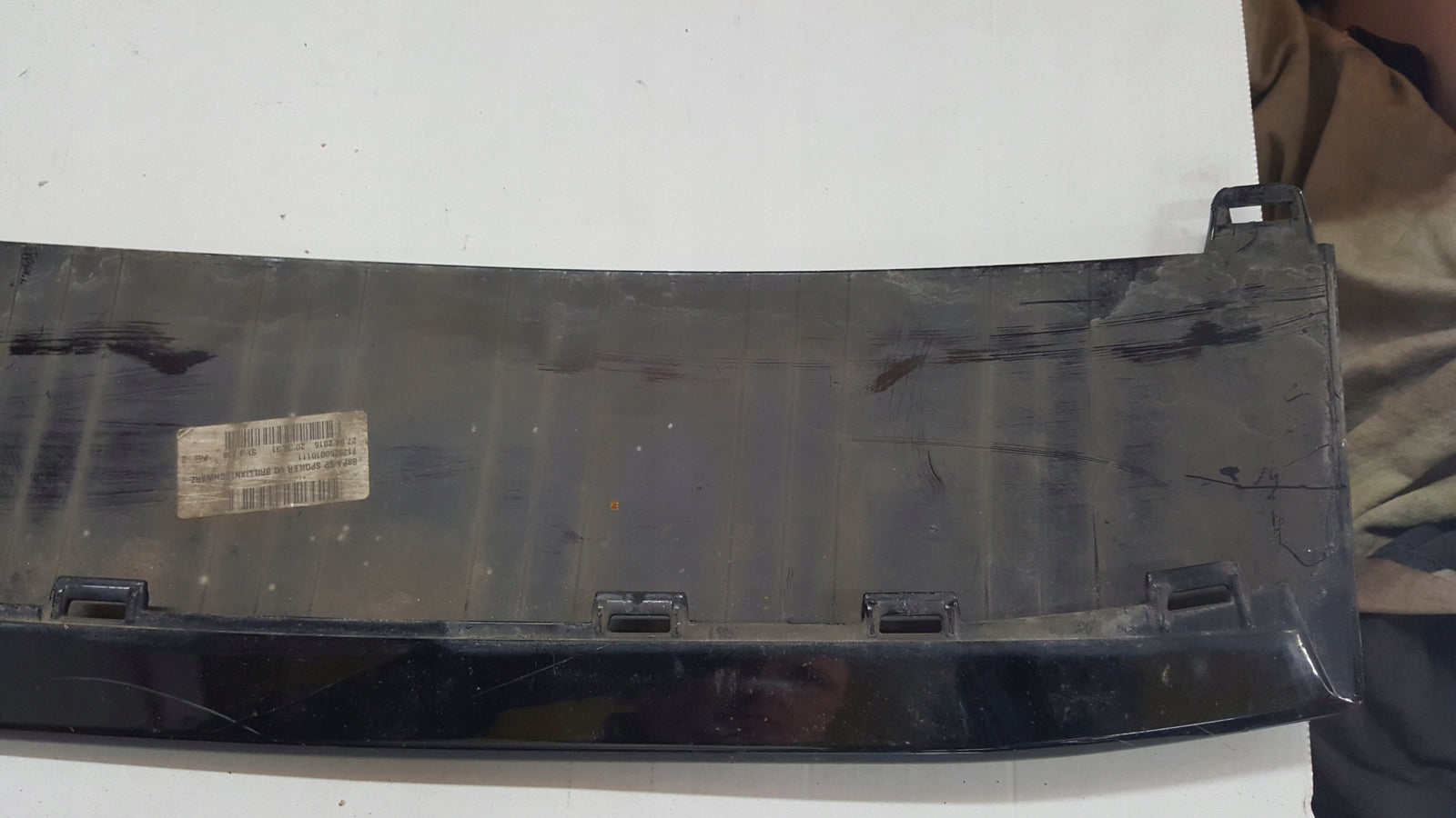 Dokładka spoiler zderzaka przedniego AUDI A5 RS5 8T0807513B demontaż