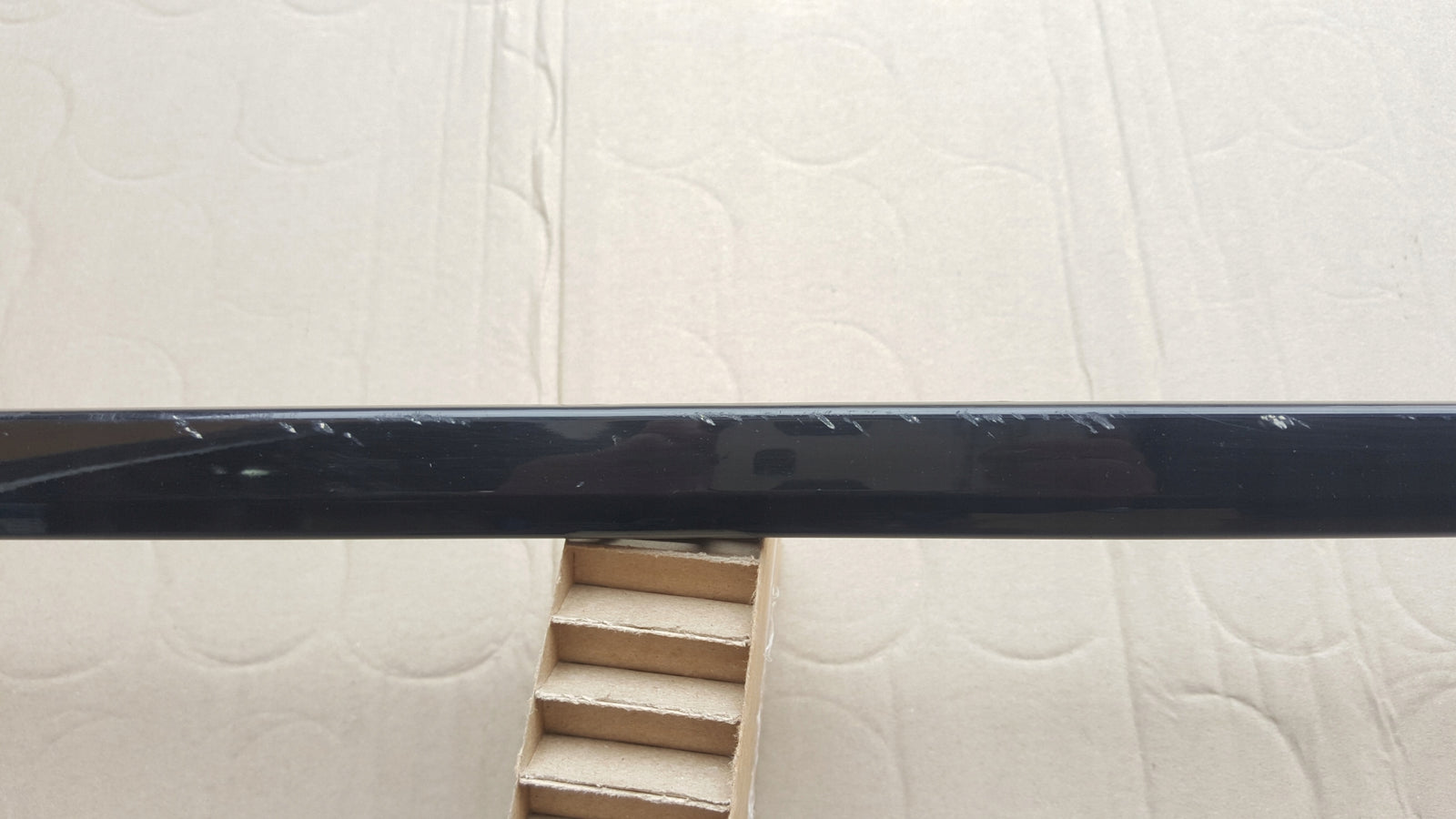 VW TOUAREG 760 2018+ LISTWA SPOILER ZDERZAKA PRZÓD CZARNY 760853245C
