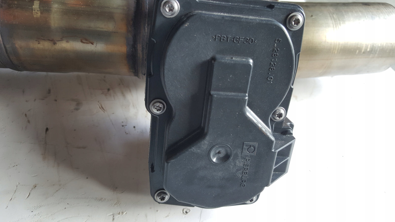 rura + przepustnica AUDI 4K0253409C , 8W0253691A