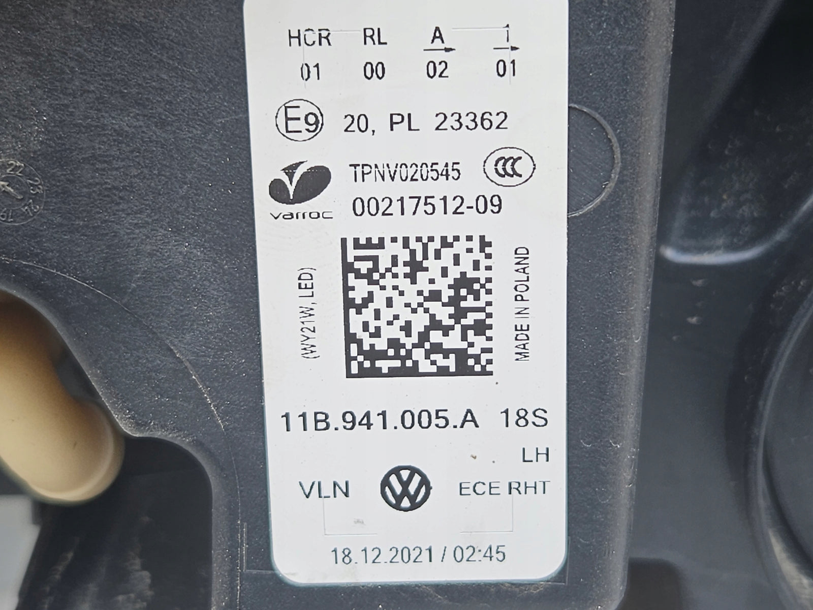 Le ful led Vw ID.4 11B941005A