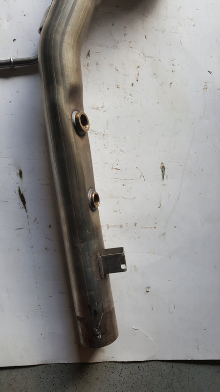 rura + przepustnica AUDI 4K0253409C , 8W0253691A